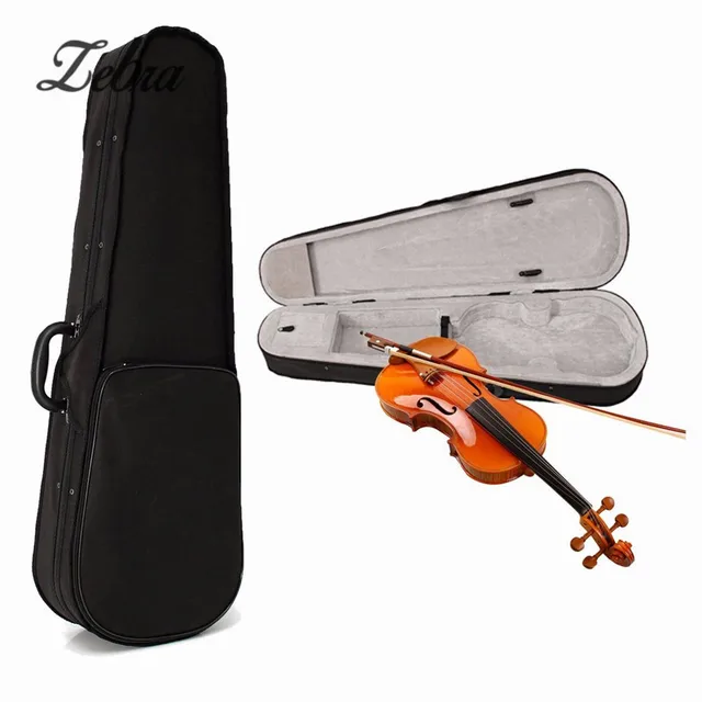 full size 4 4 violin case cover cloth fluff triangle acoustic violin violin case full size