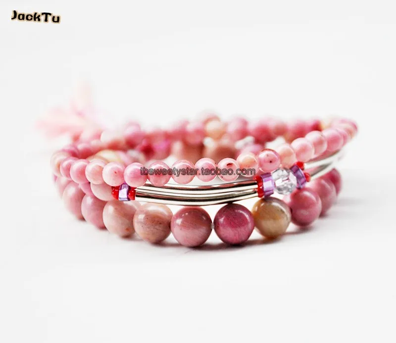Silver Bar Mix Pink Stone Bracelet Set For In Wrap Bracelets Silver Bar Mix Pink Stone Bracelet Set For In Wrap Bracelets From Jewelry Accessories On Aliexpress Alibaba Group