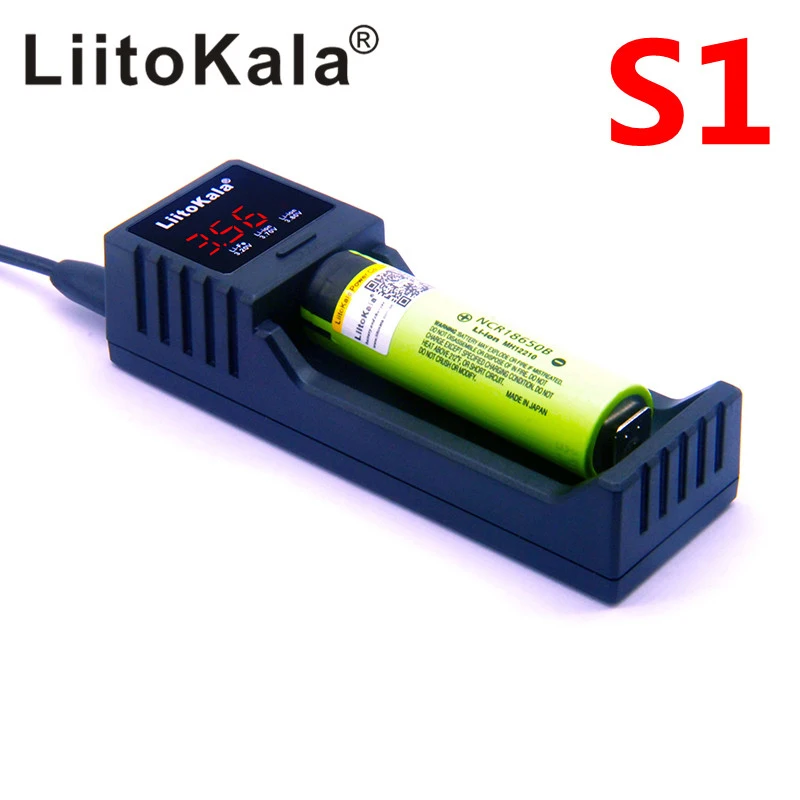 Liitokala lii-S1 18650 зарядное устройство для 26650 16340 rcr123 14500 LiFePO4 1,2 в NI MH ni CD rechareable Интеллектуальная батарея C