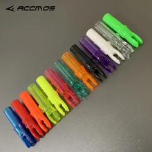 Super 13color 20 unids/lote ID 6,2mm tiro con arco flecha nalgas interno para fibra de vidrio de carbono flecha eje para tiro con arco caza tiro