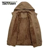 TACVASEN Military Thicken Fleece Jacket Mens Winter Casual Hooded Jacket Coat Pilot Cargo Cotton Jackets Windbreaker Parka Man ► Photo 3/6