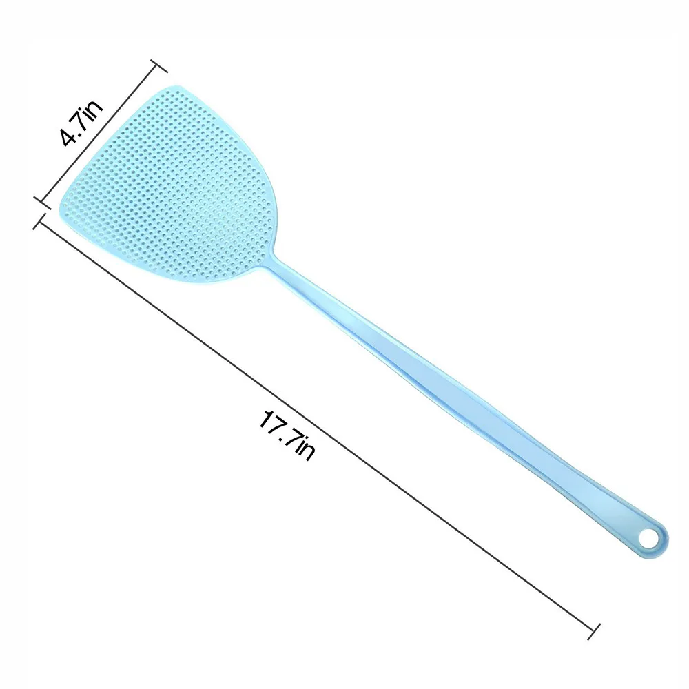 Пластиковая мухобойка для борьбы с вредителями 1 шт. ручная пластиковая 17,5 'прочная длинная ручка muggen killer повязки