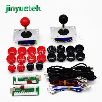 

Classic Toy diy kit arcade 2 player led controle arcade usb joystick controller board raspberry 2 jugadores with lamp sanwa