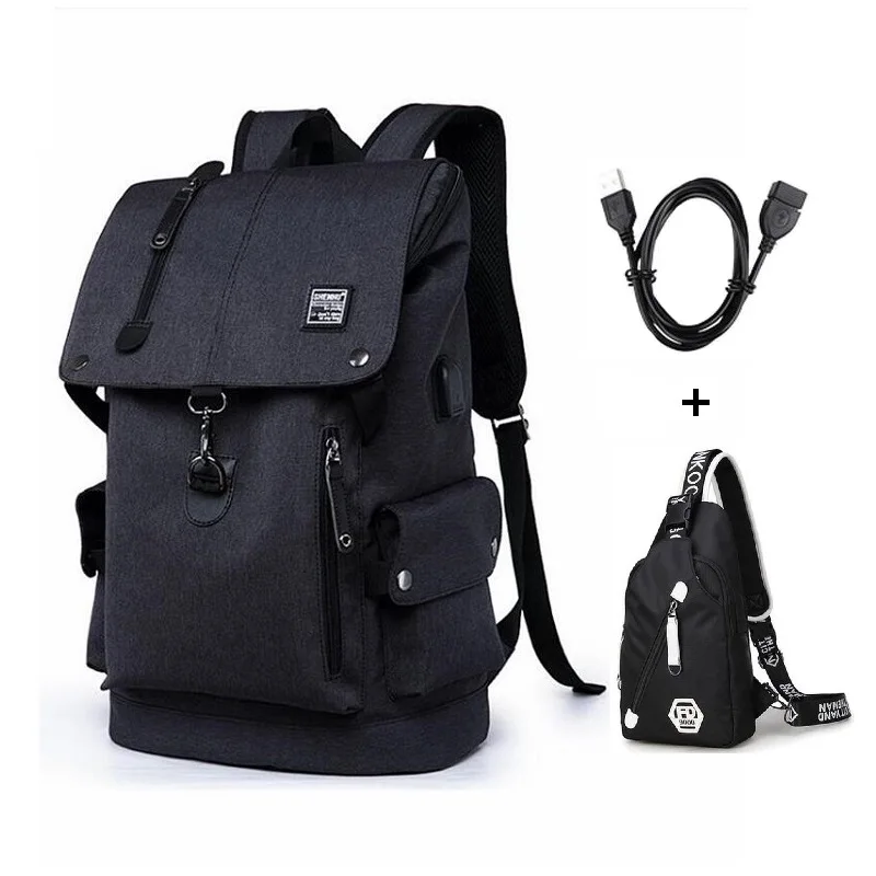 Мужской рюкзак, сумка для ноутбука, зарядка через USB, многослойная, для путешествий, пространство, Мужская Противоугонная сумка, Повседневная сумка на плечо, Mochila, унисекс - Цвет: Set 8