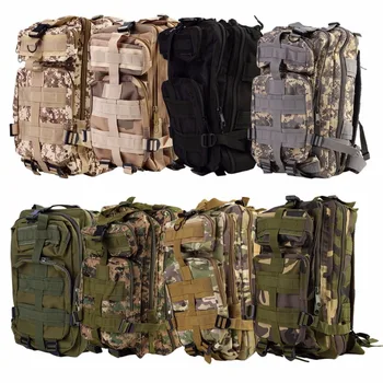 

Breathable Mesh Backing Unisex 600D Nylon30L Military Tactical Backpack Molle Rucksacks Camping Hiking Trekking Bag New