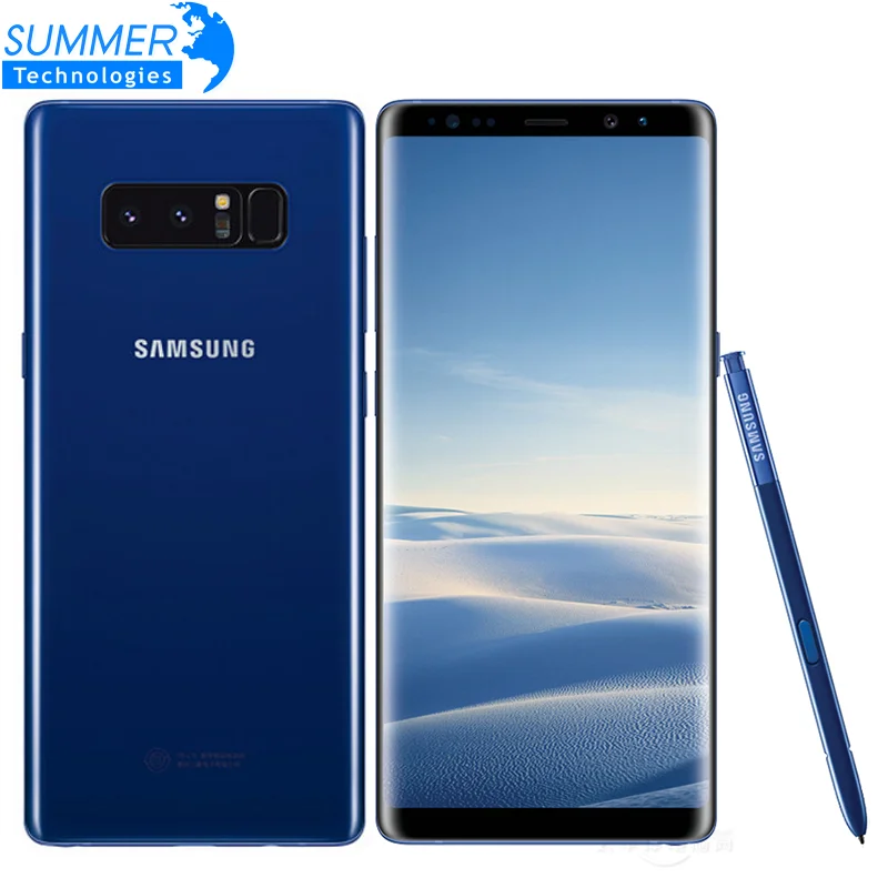 Original Unlocked Samsung Galaxy Note 8 Octa Core Mobile Phone 6GB RAM 64GB ROM Dual Rear Camera