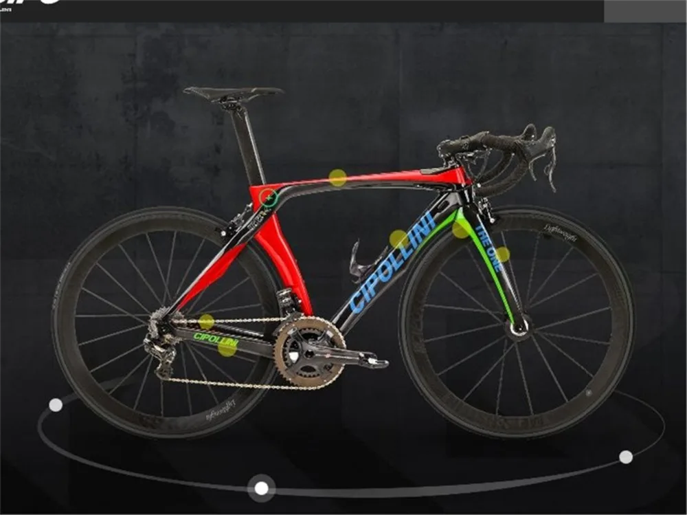 

2018 Newest Cipollini RB1K UD/3K T1100 Carbon Road Bike Frame Frame+Fork+ Seatpost+ Clamp+ Headset Size 47/49/52/54/56CM