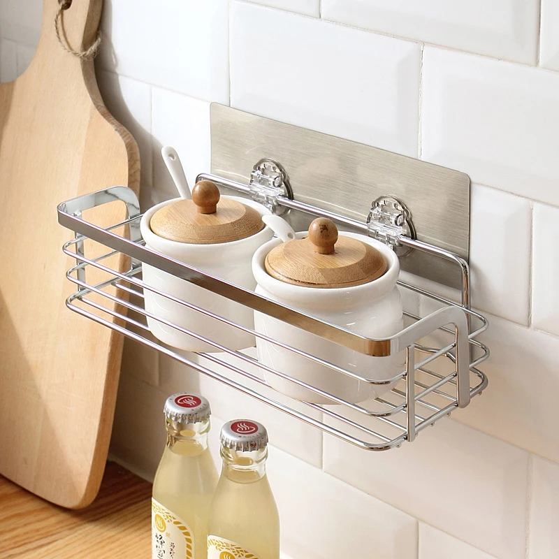 New High Quality Bathroom Sundries Storage Rack Kitchen Wall Storage