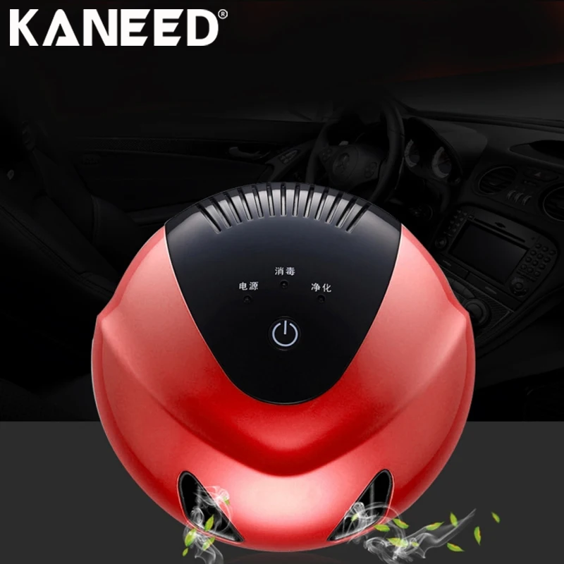 

KANEED Car Air Purifier Freshener HEPA Filter Auto Alien Shape Cigarette Lighter Air Purifier Negative Ionic Disinfection DC 12V