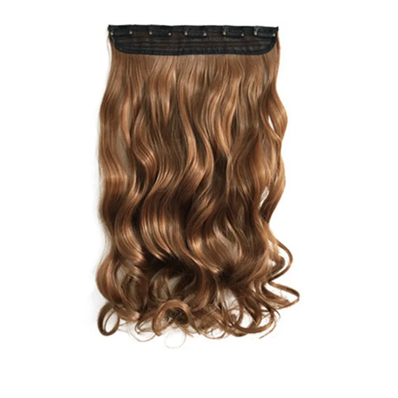 

Gres Natural Wave Hair Extension High Temperature Fiber Women 18inch/48cm Burgundy 5 Clip-in Synthetic Hairpieces