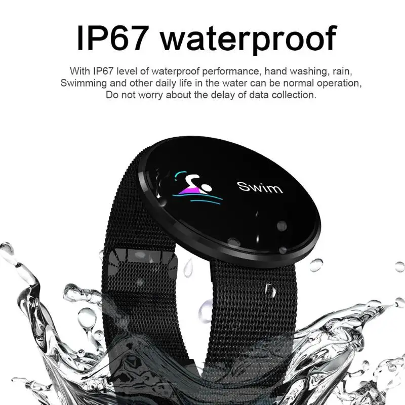 ALLOYSEED CF006H умный Браслет 0,96 "цветной экран водостойкий спортивный шагомер пульсометр фитнес-трекер часы браслет