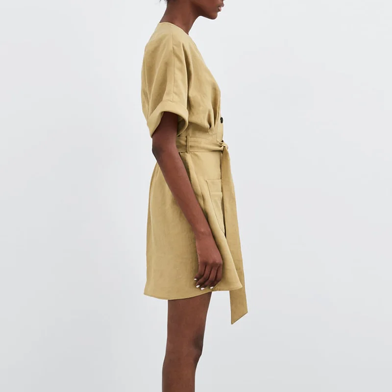 Женское винтажное мини платье Heydress повседневное ТРАПЕЦИЕВИДНОЕ ПЛАТЬЕ с