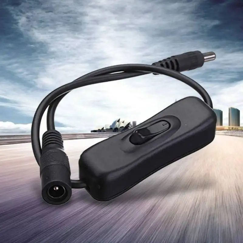 

Switch Cable With Male To Female Connectors Plug Connector LED Monochrome Lamp With 12V New