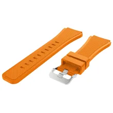 Assistir banda cinta material de silicone para relógio de pulso