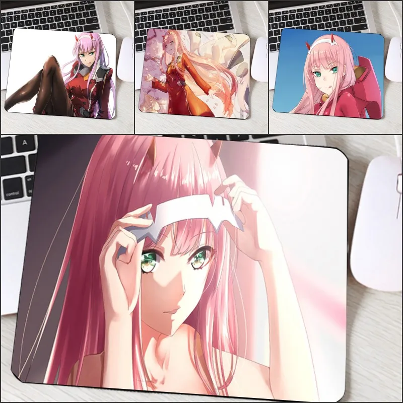 Mairuige So Cute Beautiful Anime Girls Darling In The Franxx 02 популярный коврик для мыши с мультипликационным рисунком Противоскользящий резиновый мягкий коврик