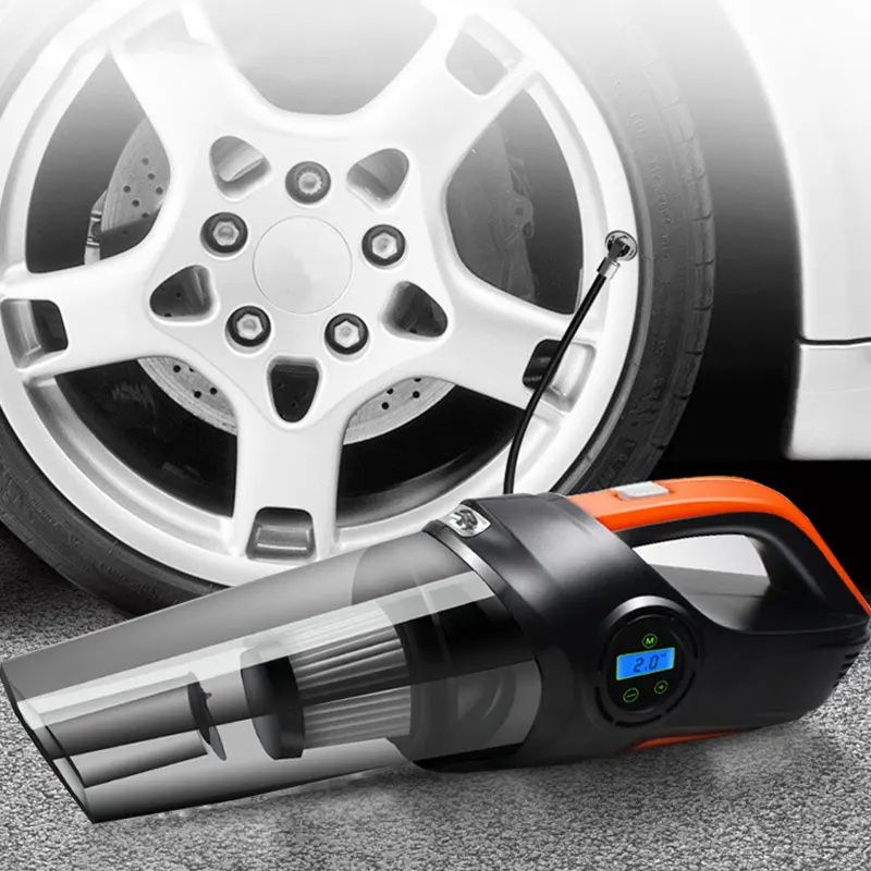 

Vehemo Wet/Dry Tire Pressure Car Vacuum Cleaner Air Inflatable Pump Auto Vacuum Cleaner Multi-Function Vacuum Cleaner Cleaner