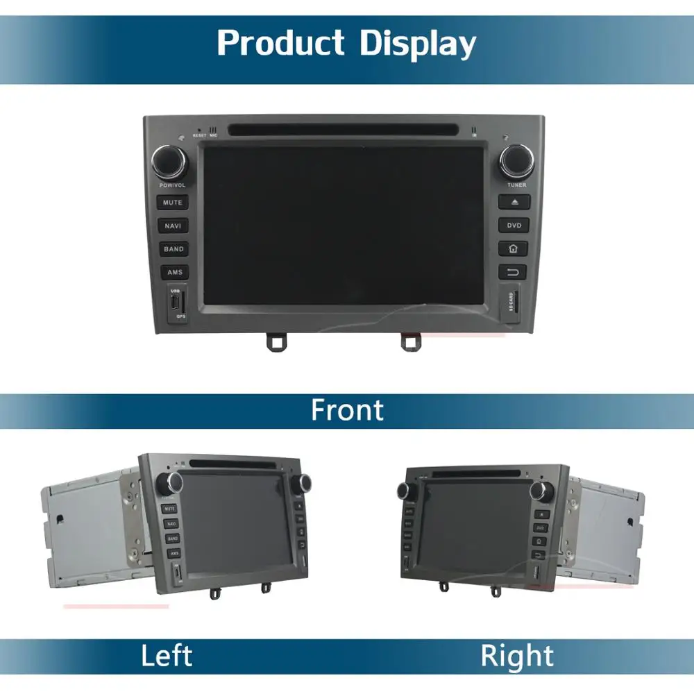 " ips Octa 8 Core 4G 64G Android9.0 автомобильный dvd-плеер для peugeot 408 308 308SW 2007-2011 DSP радио gps Parrot BT Adas мультимедиа