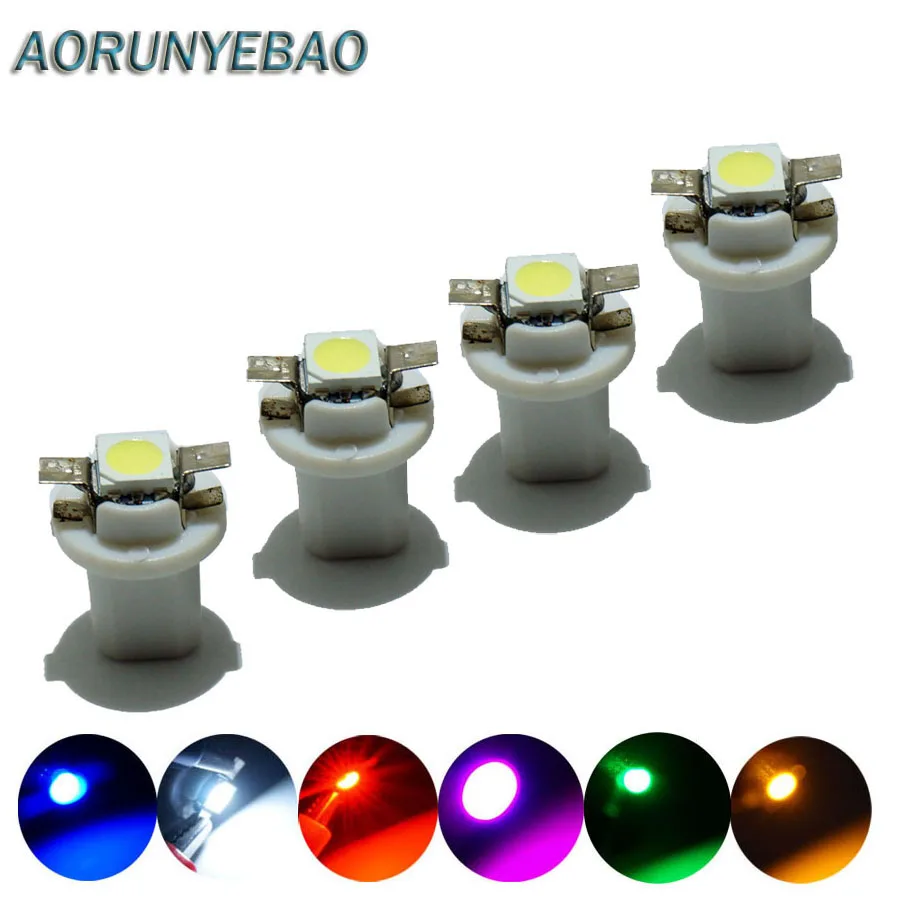 AORUNYEBAO 4 шт. B8.5d b8.5 509T 5050 Led 1 SMD T5 лампа для автомобиля Speedo Dash приборная панель