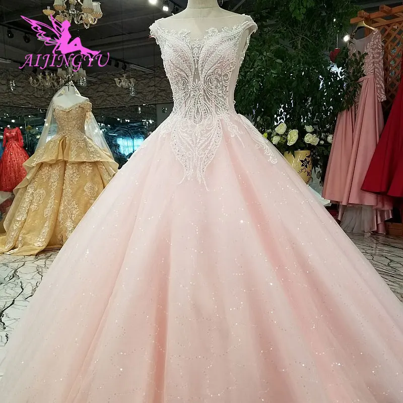 

AIJINGYU Wedding Dresses Tule Suzhou Gowns With Price Simple Punk 2018 Gown And Get Free Shipping Cathedral Wedding Dress