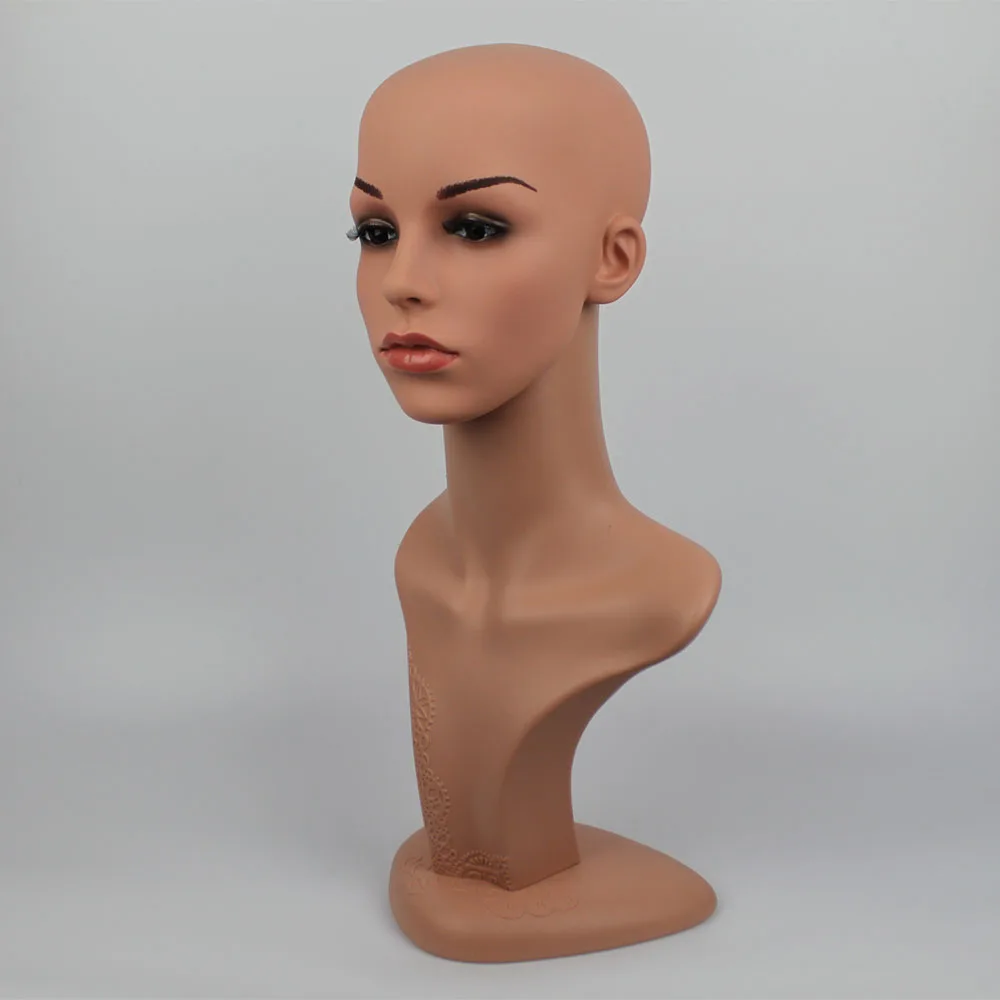 Высокое качество PE реалистичный манекен женщина головы париков D5 FIR|mannequin dummy head|wig