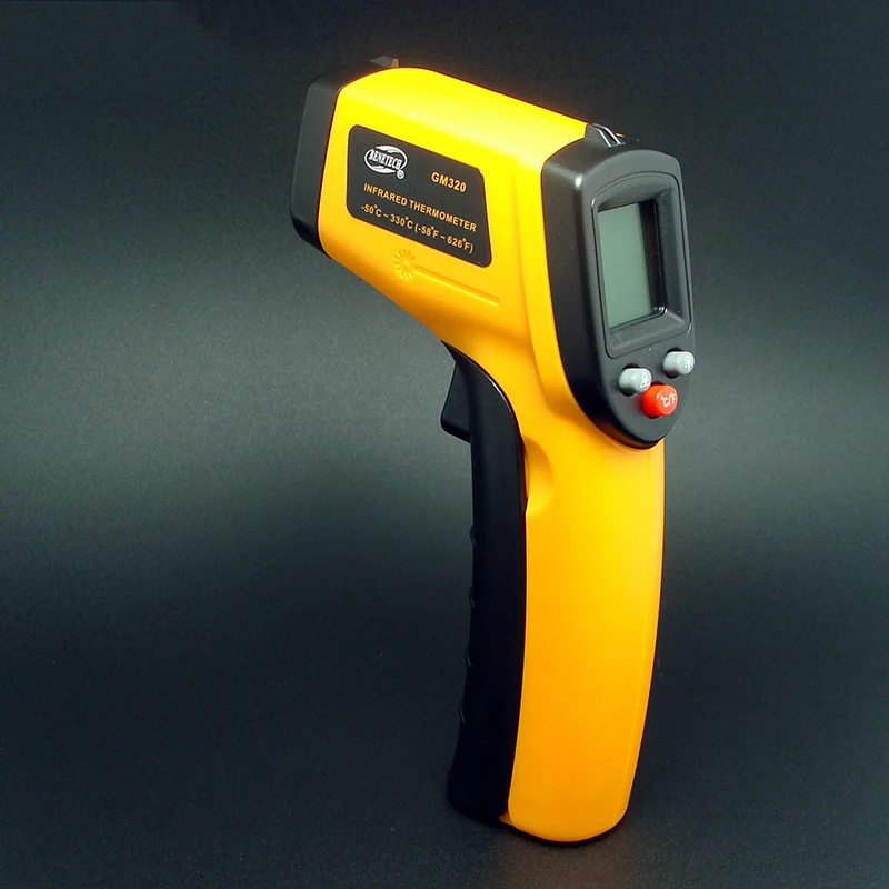 DHL-Fedex-50PCS-Infrared-Thermometer-GM320-Industrial-Thermometers-Temperature-Gun-50-380-Degree