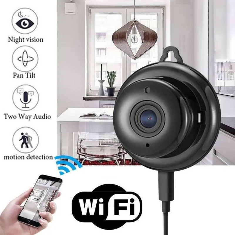 

Wireless Network Home Camera HD Wifi Smart Indoor Monitoring Security Shaking Head Machine Display 1080p