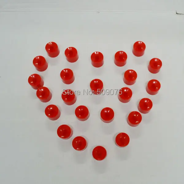 

Free shipping 24pcs/lot red Romantic Electronic Candle Light Flameless Flickering LED Candle Tea Light Home Decoration Supplies