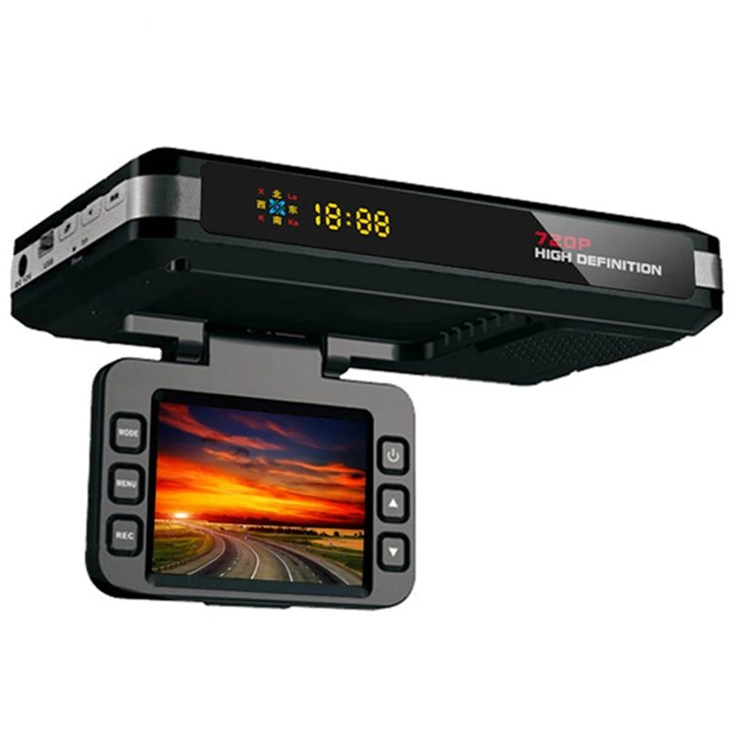 

Car DVR Radar Detector GPS 3 in 1 Car-detector Camera Logger HD 720P 120 Degree Angle Russian Language DVR Video Recorder