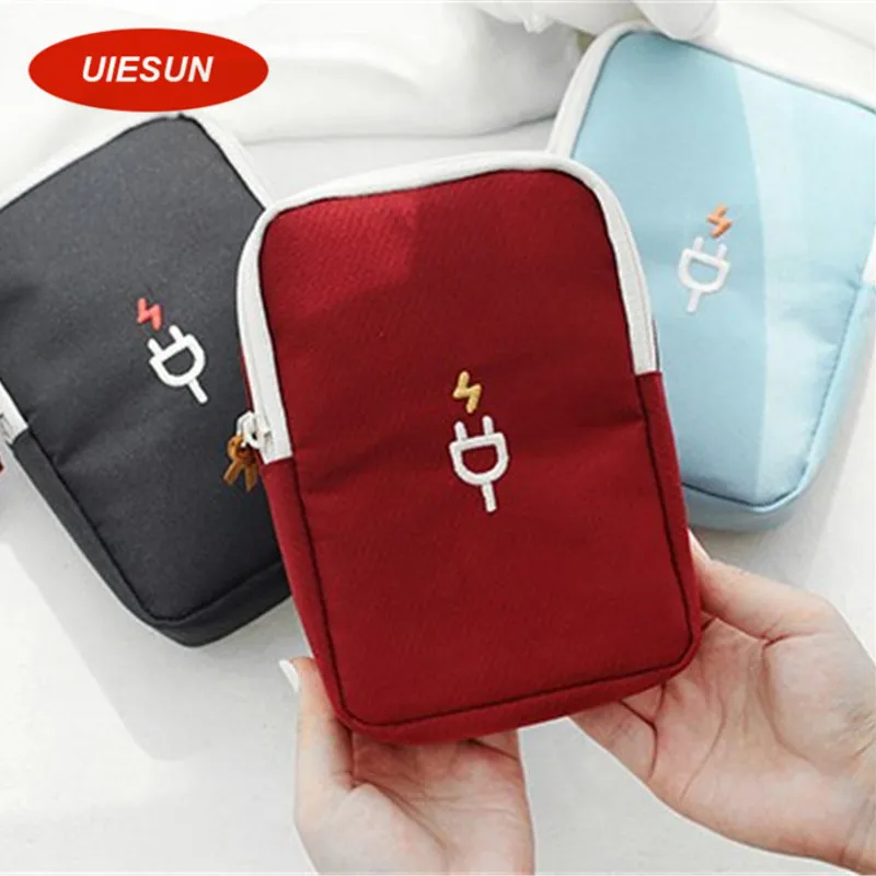 Newest Portable Digital Device Organizer Travel Storage Bag For iPhone Mobile Phone USB Cable Earphone Charger Box UIE193 | Дом и сад