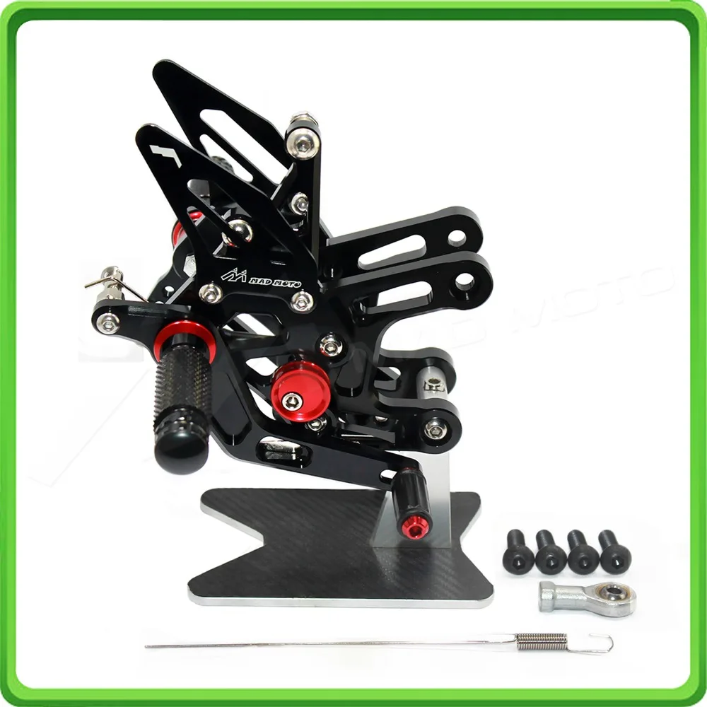 GP Shift Rearsets Rear set sets Foot Rest Pegs Pedal For KAWASAKI Ninja ZX10R ZX 10R ZX-10R 2016 2017 (48)