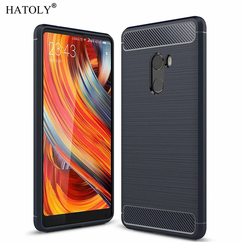 Чехол HATOLY для Xiaomi Mi Mix 2 мягкие силиконовые чехлы с начесом из ТПУ Rugger 5 99 дюйма |