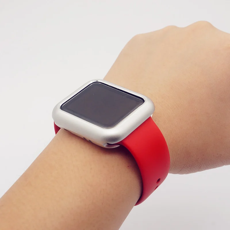 

For Apple Watch 4 40mm 44mm Magnetic Adsorption Metal Frame Case Cover Protective Series 3 2 1 Shell Bumper casing iwatch 38-42