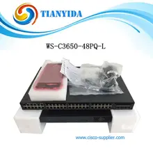 WS-C3650-48PQ-L Слои 3 48 Порты и разъёмы коммутатор Gigabit стекируемые POE, сетевые коммутаторы