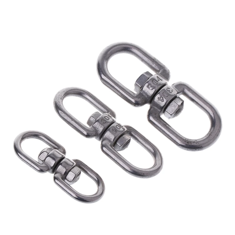 

1pc 8 Shape Rotary Buckle Safety Climbing Swivel Hook Connector Carabiner Clasp