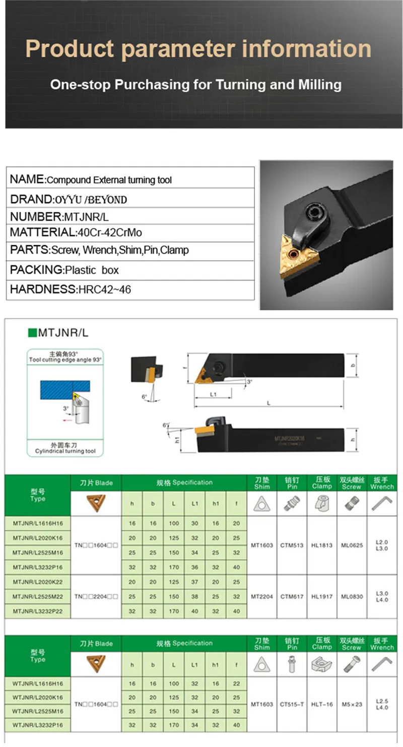 OYYU MTJNR MTJNR2525 с фокусным расстоянием 25 мм резец для наружной обточки держатель токарного станка ЧПУ Расточная штанга MTJNR2525M22 MTJNL2525M22 вставки карбида TNMG220404