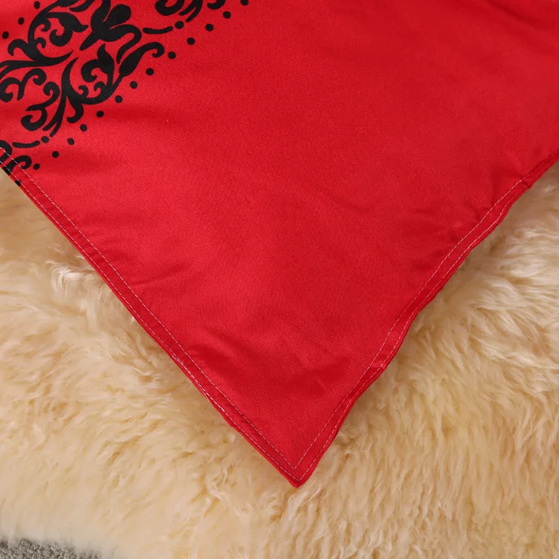 Красный/черный/белый постельные принадлежности Европейский стиль King size пододеяльник Edredon постельное белье Китай Комплект постельного белья