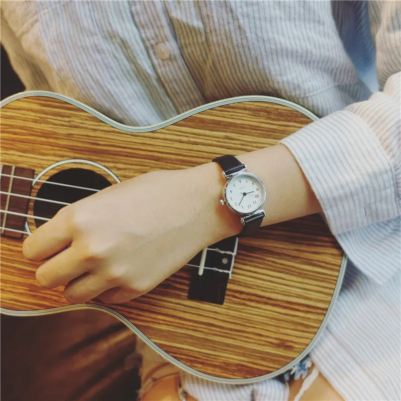 

2017 SANDA Brand New Fashion Watches Women Star Soft Leather Watchband Waterproof watch Calendar Casual Clock Women Quartz Watch