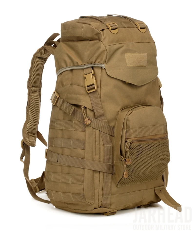 Bolsa do Exército de Trekking ao ar Livre Tático Mochila Militar Esporte Viagem Acampamento Caminhadas Camuflagem Bolsa Assalto 60l 6 High Quality Esporte e Lazer