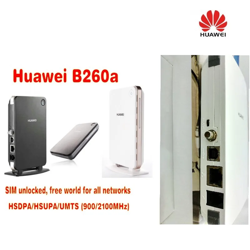 Huawei B260a разблокированный 3g маршрутизатор, включая huawei антенна SMA