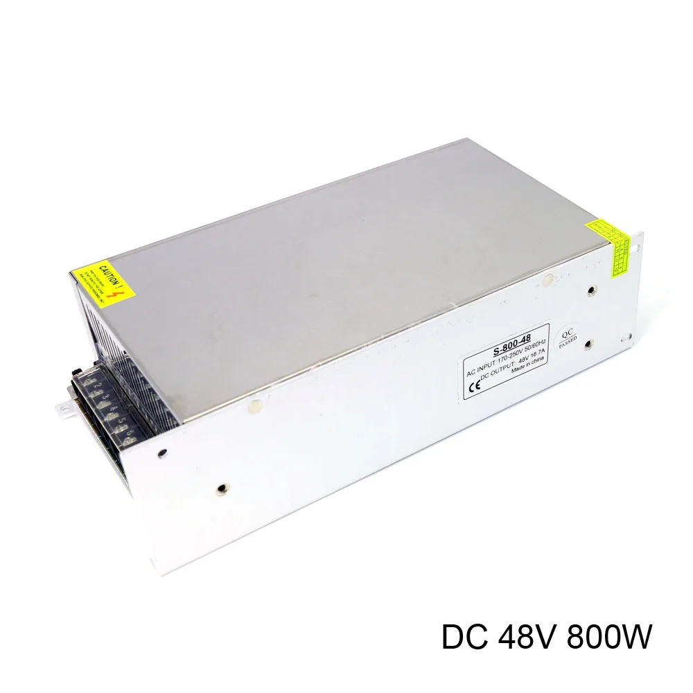 DC 48 В коммутации Питание AC 170-250 В 220 В Вход DC 48 В 800 Вт 16.7A выход универсальный светодио дный драйвер Питание