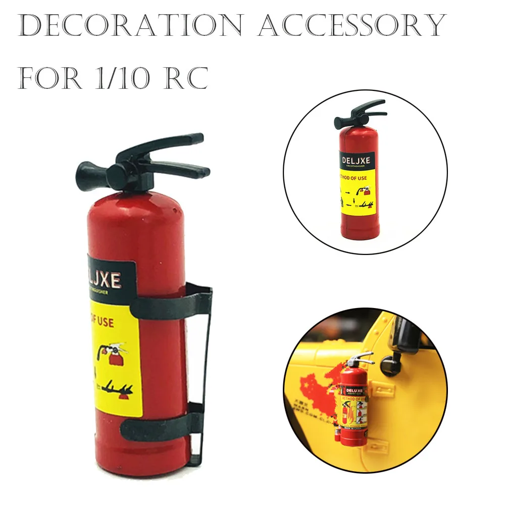 Dollhouse Miniature 1:10 Scale Accessory Plastic Fire Extinguisher Decor Red