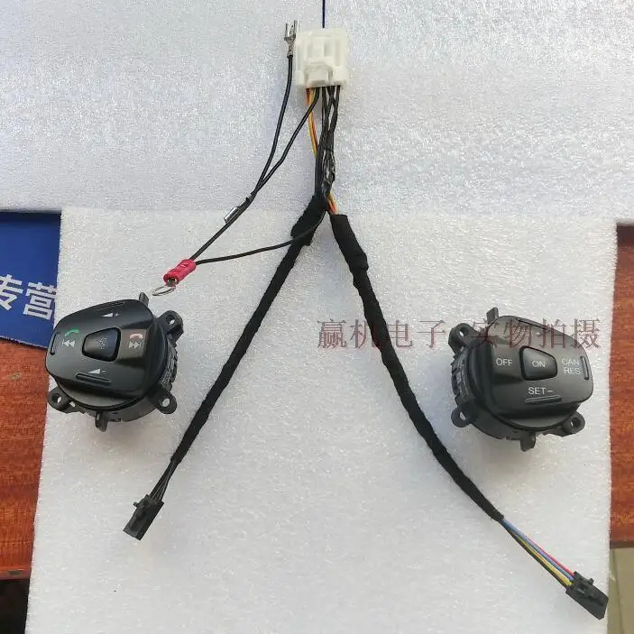 

multifunction steering wheel button cruise control switch audio volume button for Ford Fiesta MK7 MK8 ST Ecosport 2013