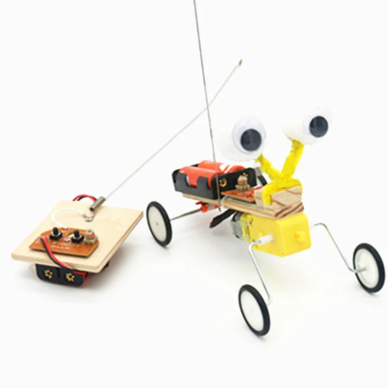 

DIY children science experiment toy remote control robot reptile model kit electric invention children creative toy gifts