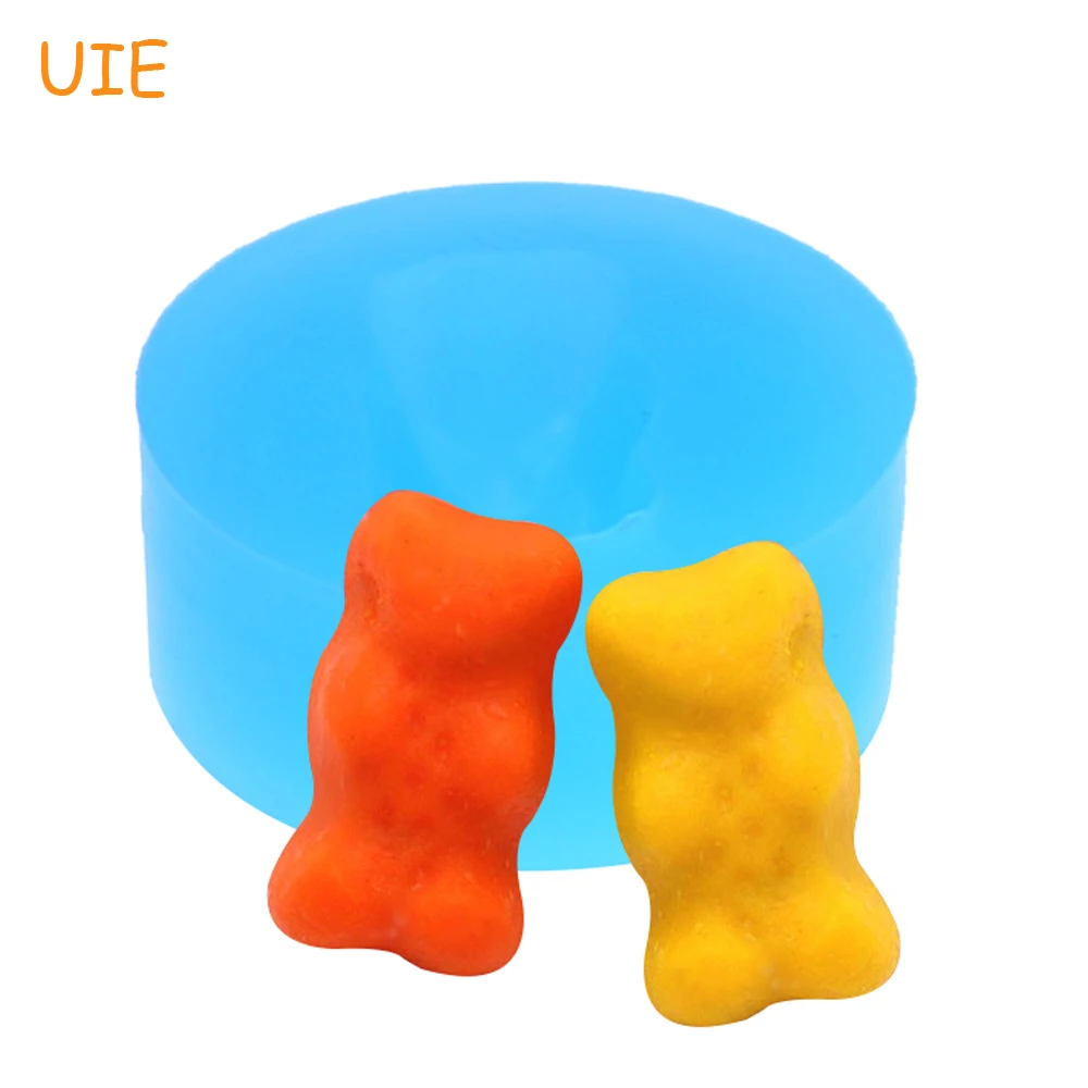 KYL027U 1 шт. Kawaii Gummy Gummi мишки силиконовая резина Гибкая пищевая безопасная Форма