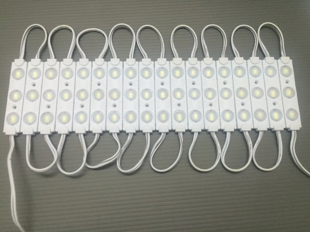 Super brighter 500PCS SMD 5630 5730 3 LED 1.5W Module DC12V waterproof IP67 led module lighting for sign letter free shipping | Лампы и