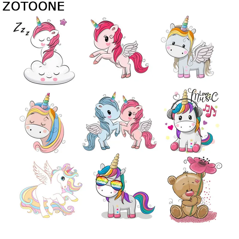 

ZOTOONE Applique Patch Stripes for Clothes Heat TransferCombination Iron on Transfers Patches for Clothing Decoration Cute E