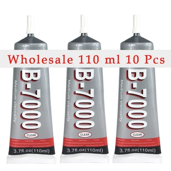 

Wholesaler!Glue B-7000 10pcs 110ml Transparent B7000 Glue Used For Jewery Touch Screen Rhinestones Diy Craft