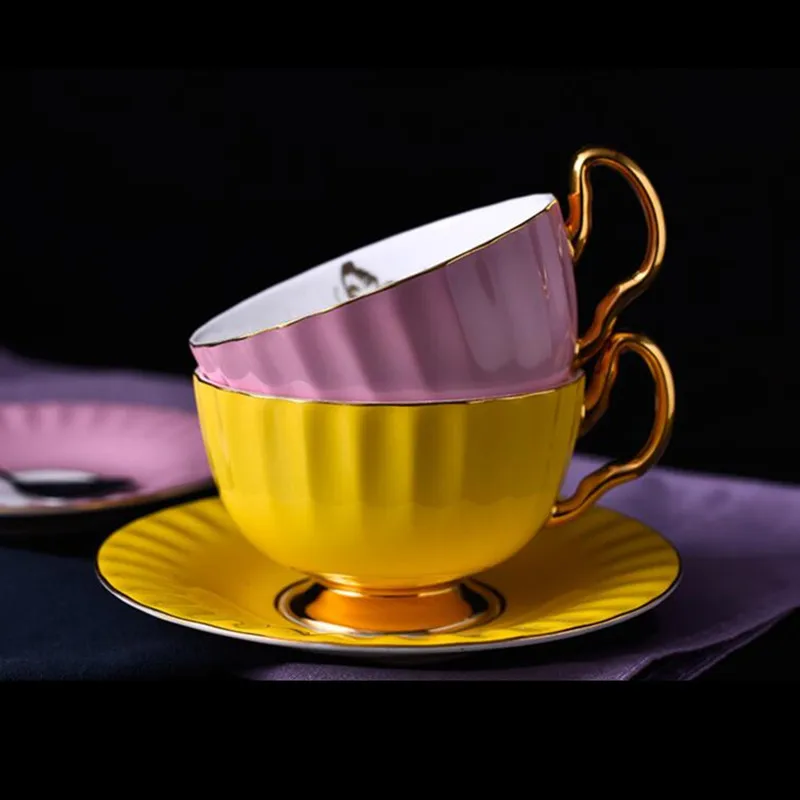 1 шт., модная ручная роспись, керамическая чашка для послеобеденного чая, чашка для кофе, чайные чашки и блюдца, украшение дома 5ZDZ111