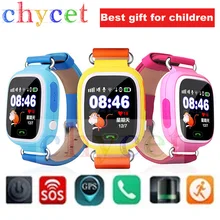 Smart watch q90 touchscreen gps tracker für kind sos-ruf Wifi Smartwatch Location Finder geräte Anti-verlorene uhr PK q60 q80 q50