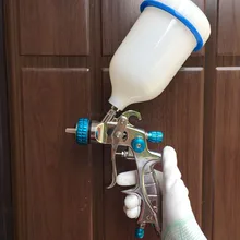 SAT1215 пистолет-распылитель HVLP гравитационного типа, ручная краска для автомобиля/стены/мебели, насадка 1,4, Пневматический Аэрограф, краскопульт